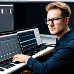 작곡가 자격증과 이직 성공 사례 - Confident Composer**

Prompt: Professional music composer, fully clothed, in a modern studio, workin...